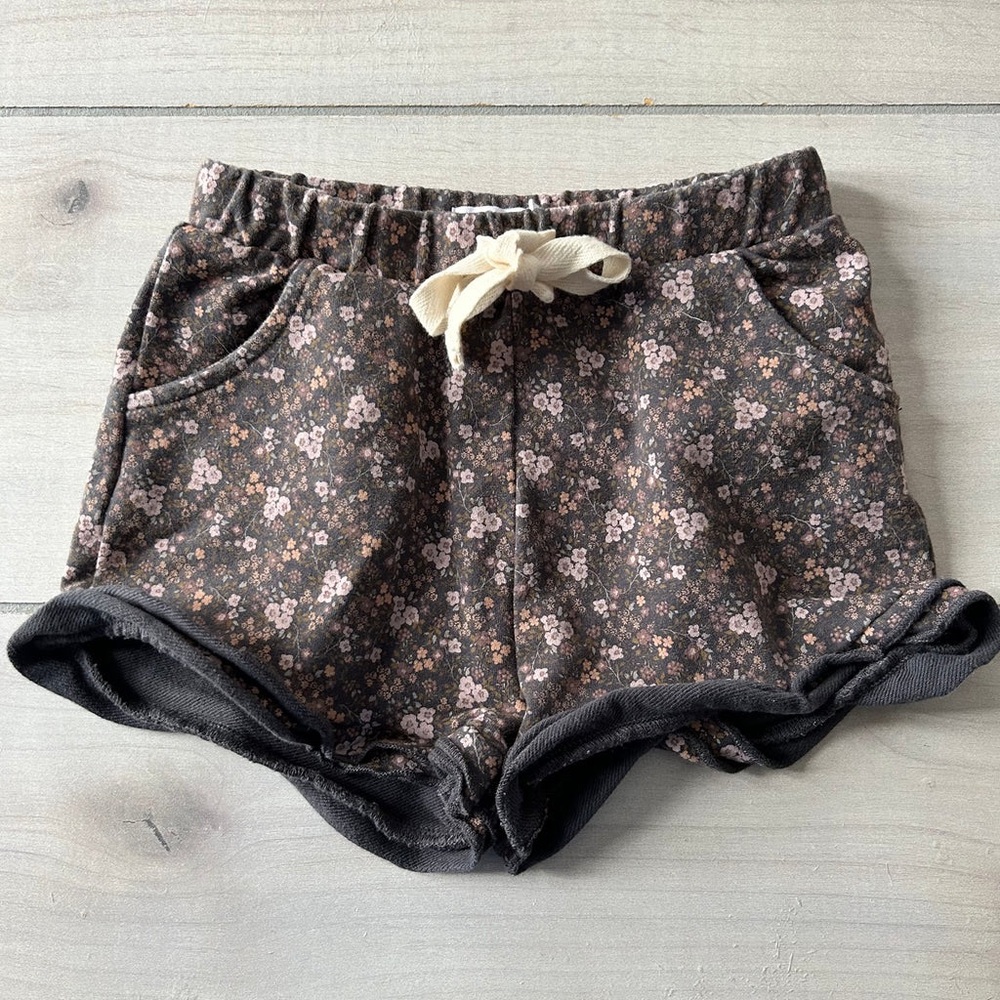 Jamie Kay Dark Floral Kids Shorts